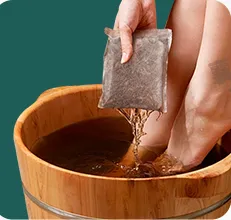 remove toxins foot bath